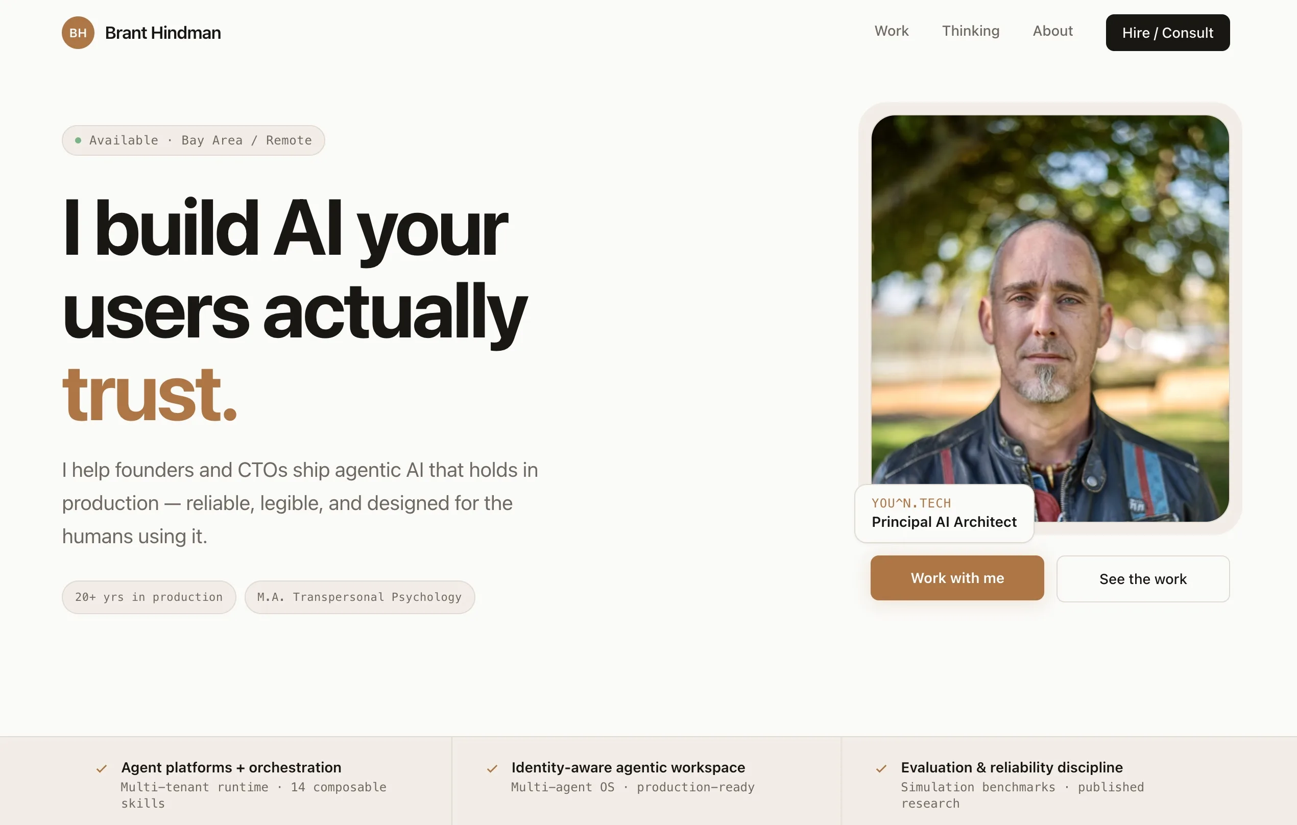 Professional services website built by TheGoodSite.co