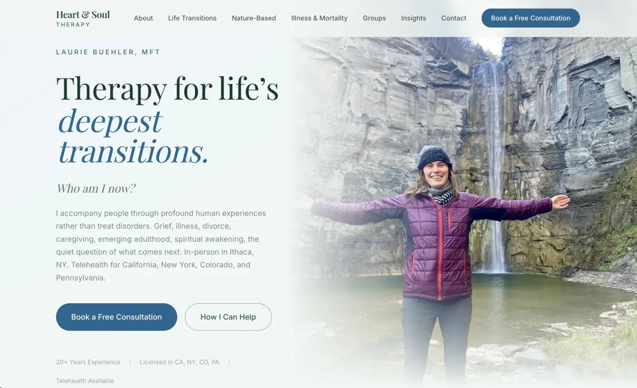 Laurie Buehler, MFT website
